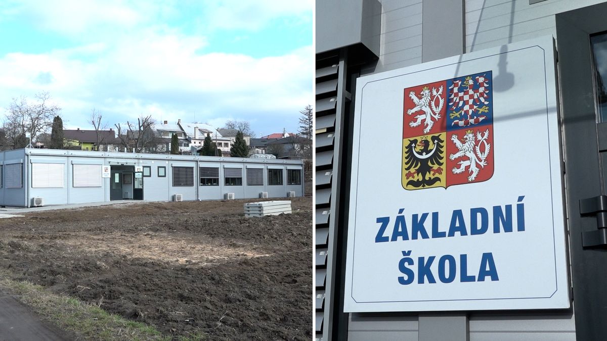 Dětem na Olomoucku zavřel statik školu, přesunuly se do obytných modulů. Takto vypadají třídy